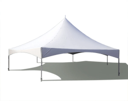 40' Hexagon Premium High Peak Frame Party Tent, White